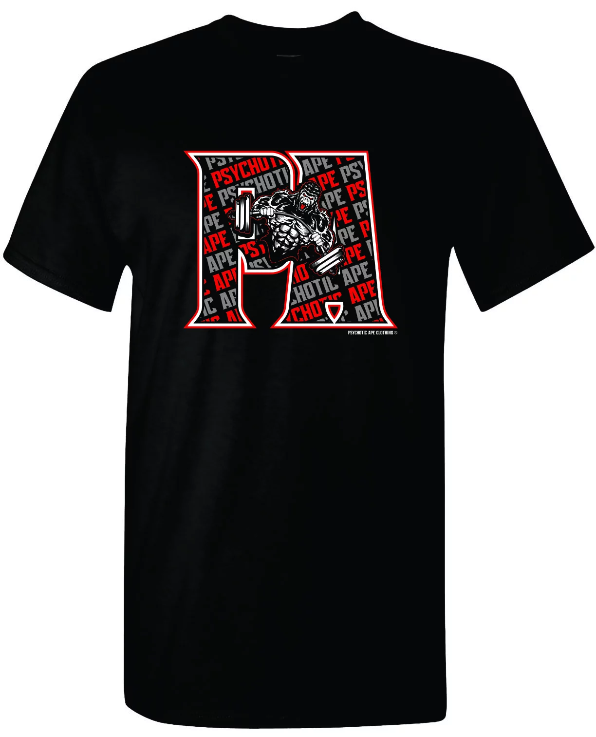 Psychoatic Ape 1717 Unisex Garment-Dyed Heavyweight T-Shirt brought to you by The Bear Traxs thebeartraxs.com
