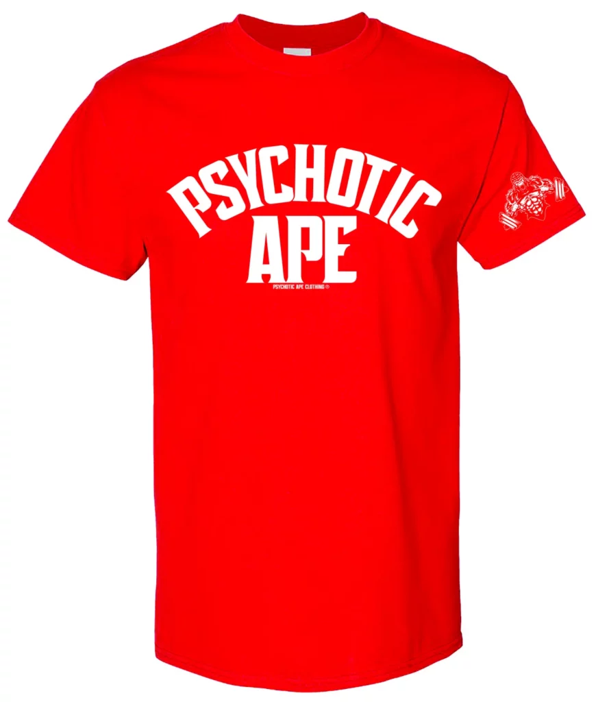 Psychoatic Ape 1717 Unisex Garment-Dyed Heavyweight T-Shirt brought to you by The Bear Traxs thebeartraxs.com